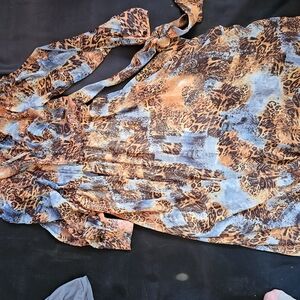 Leopard Print Women's Dress
